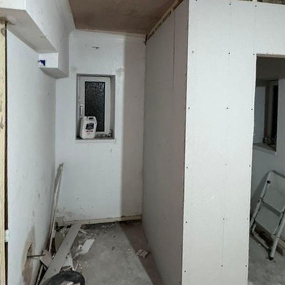 Stud Partition Wall Installation